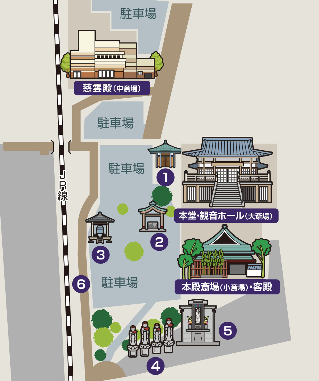 境内マップ